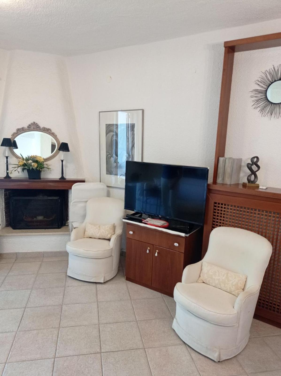 Elani Beautiful Villa Siviri Bagian luar foto